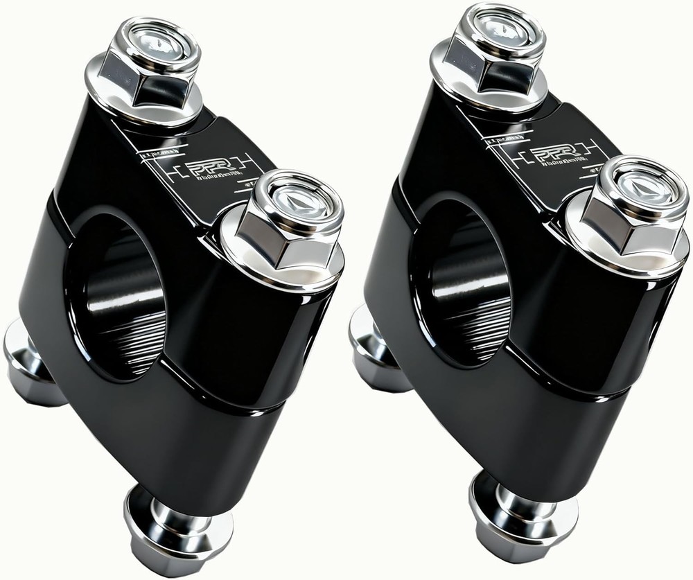 Handlebar Risers, 7/8" 22 mm Handlebar Mount Clamp Risers Replacement for Colema