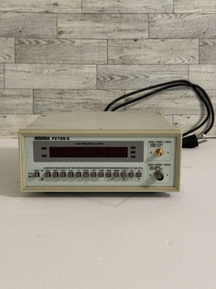 Madell F2700-C 2.7GHz Frequency Counter – Untested