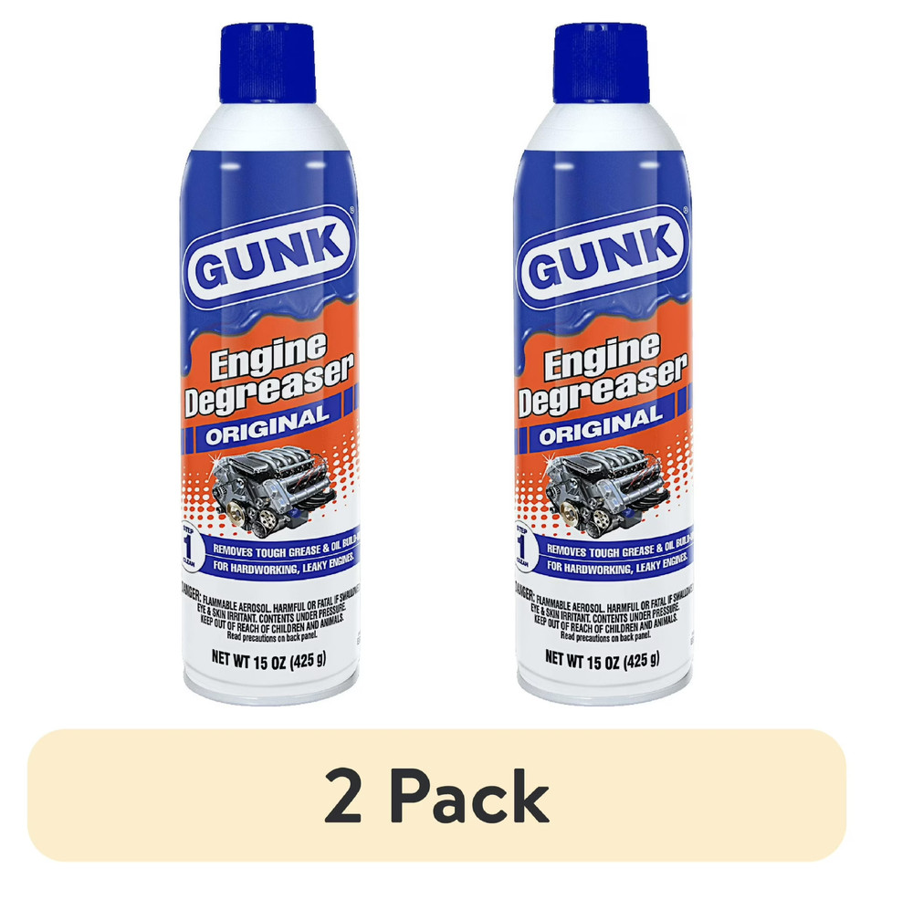 Gunk EB1CA Engine Degreaser, Penetrant, 15 oz, 2Pack