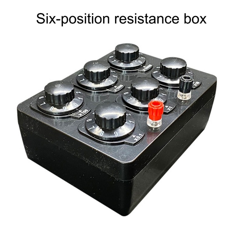 Adjustable Resistance Box 0-99999.9Ω Variable Resistor for Physical Electricity