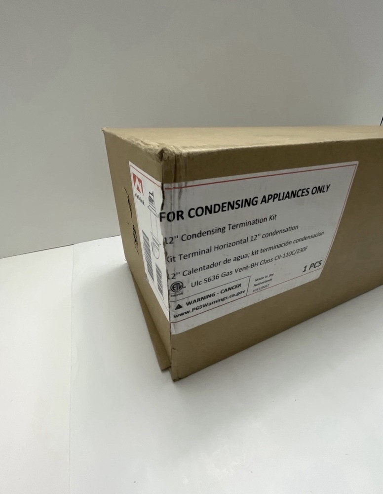 Ubbink/Rinnai 223176PP -12"Condensing Termination Kit For Tankless Water Heater