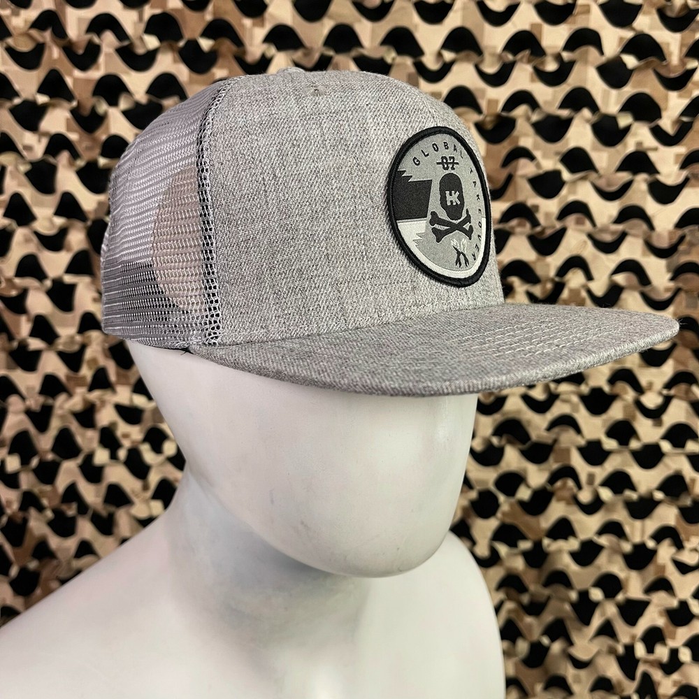 NEW HK Army Drift Snap Back Hat - Grey