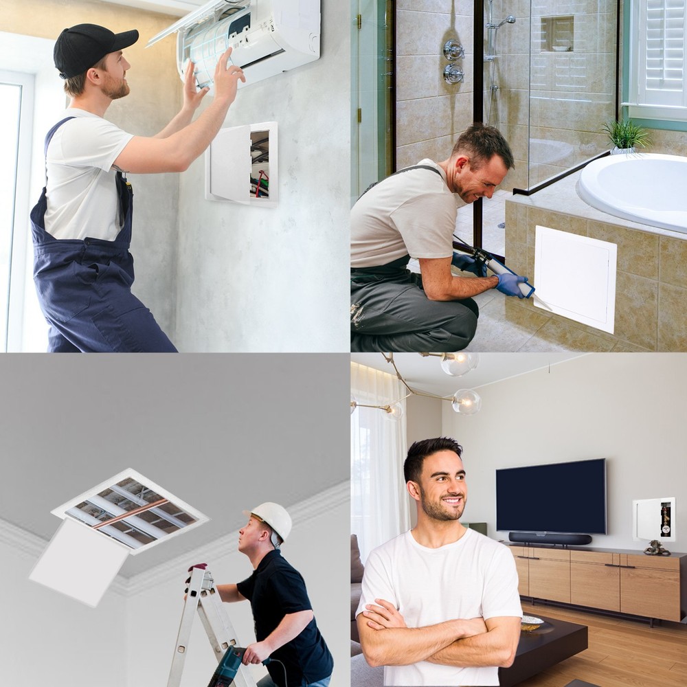 Morvat 12x12 Access Panel with Door for Drywall & Ceiling, 4 Pack