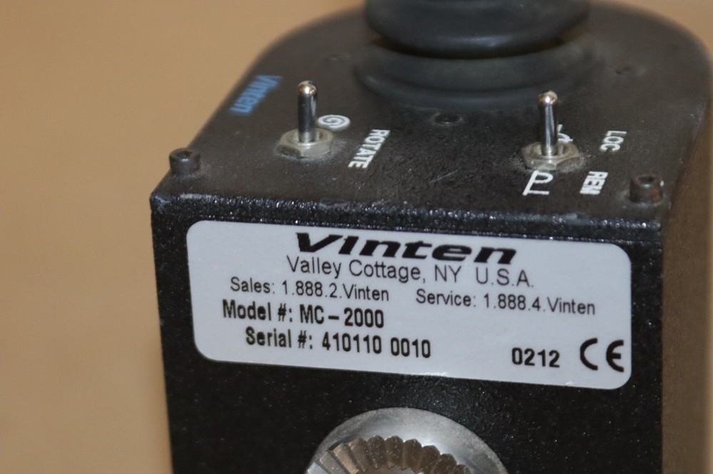 Vinten MC-2000 Robotic Controller Motorized Rotate Head.with handle, Data wire