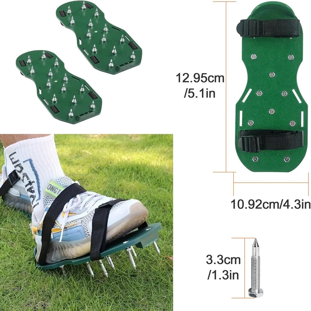 Self-Leveling Floor Tool Kit with Spiked Roller, Paint Roller, Epoxy Shoes