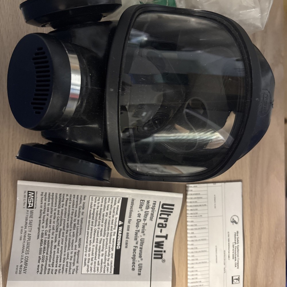 MSA Ultra-Twin Respirator Facepiece Medium