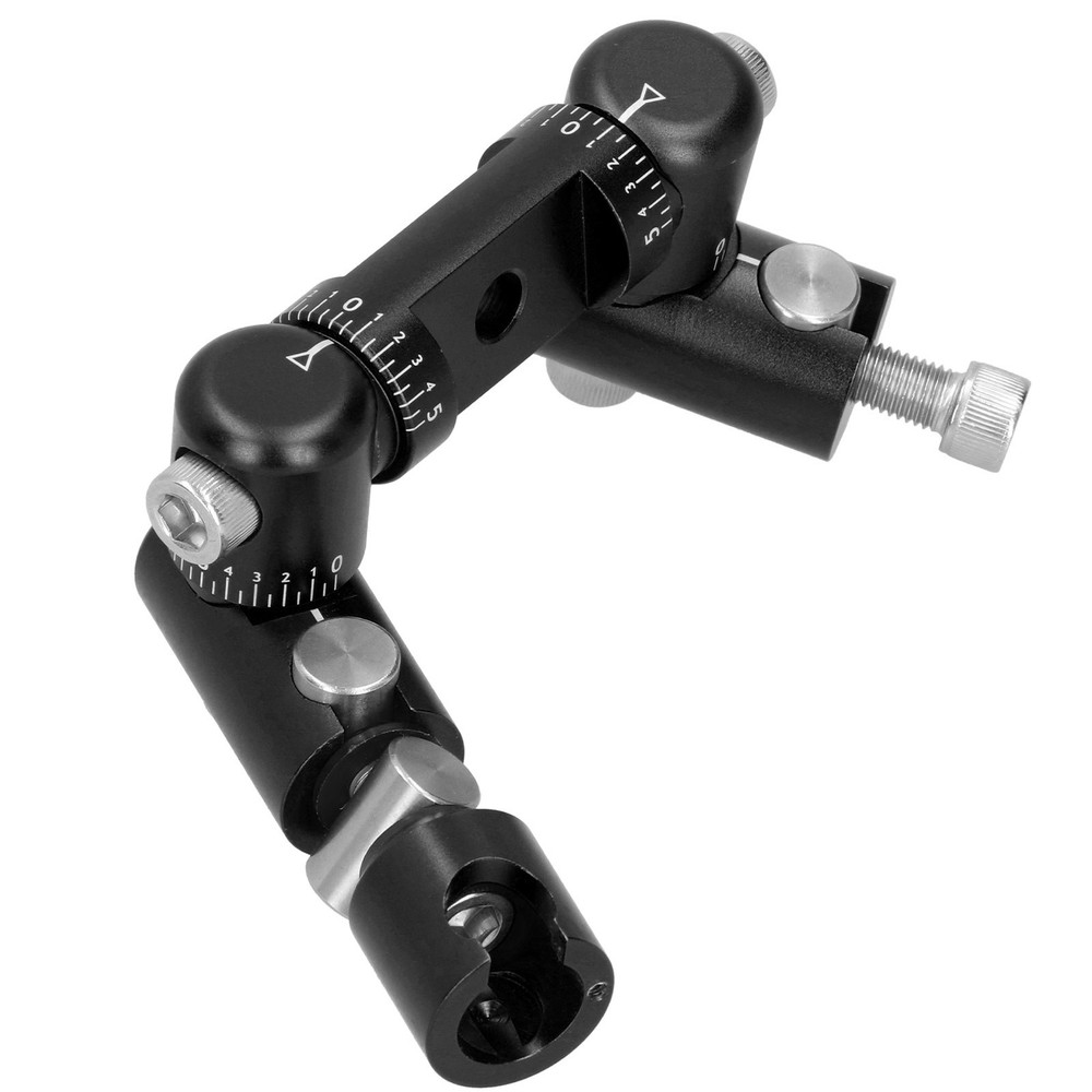 ˜(Black)Double Side V Bar Archery Rod Stabilizer Adjustable Quick Disconnect