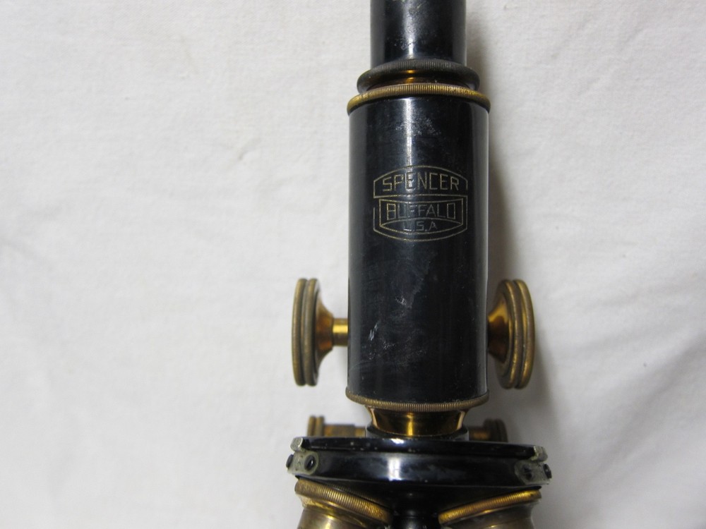 Vintage Spencer Buffalo NY Brass Microscrope
