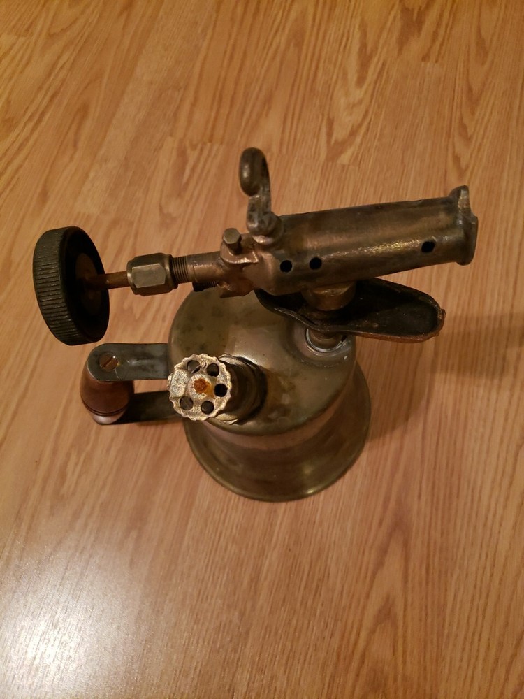 Vintage Brass Blow Torch-Unknown Brand
