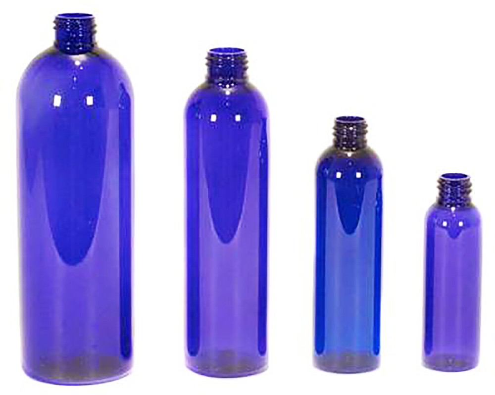 10 pack New 1 Oz Empty Bullet   Plastic Blue PET Bottles without cap