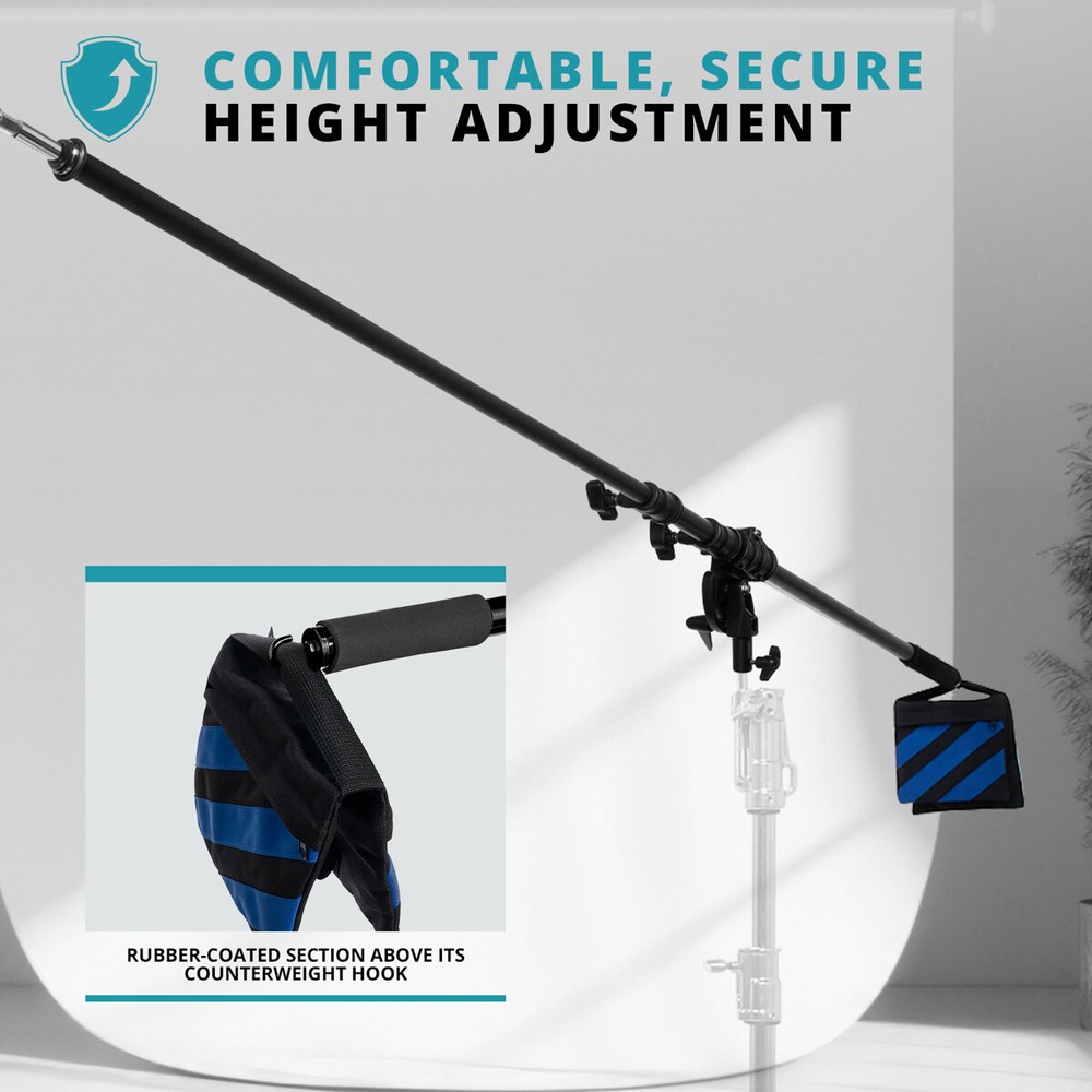 Flashpoint Boom Arm (Black Chrome-plated, 86") #FP-LSBA-B