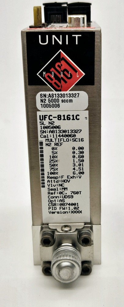 UNIT 8161 Mass Flow Controller MFC 5L N2 5000 SCCM ***SHIP From US***
