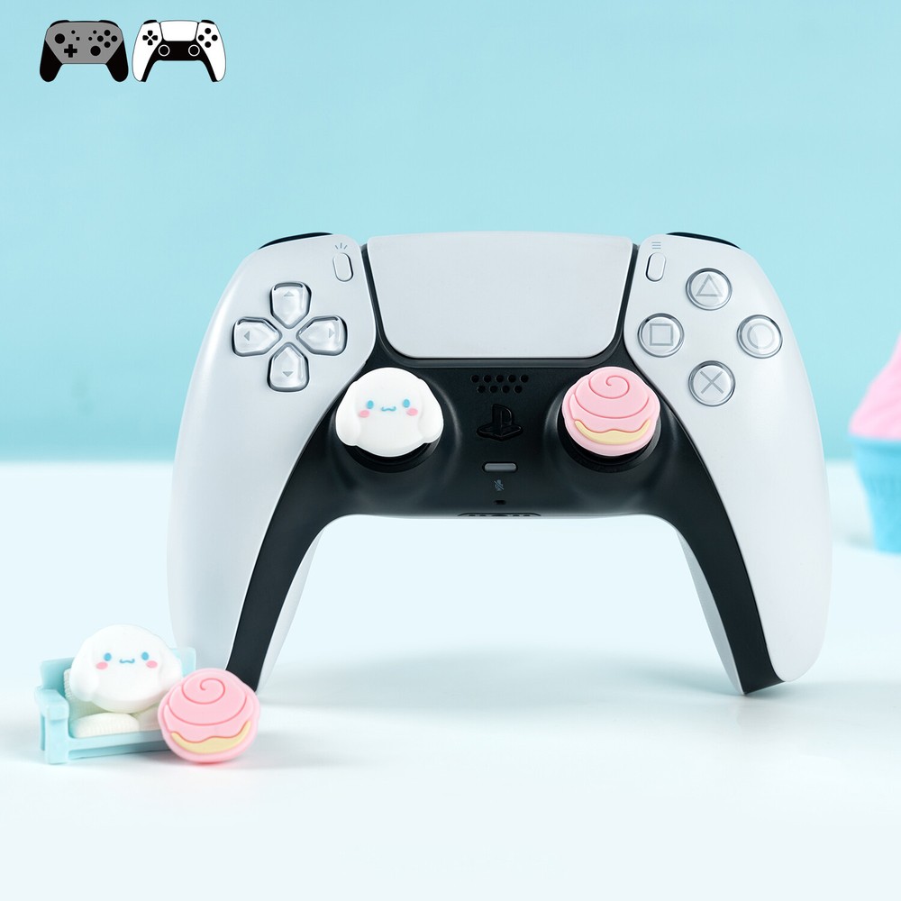 GeekShare X Sanrio ThumbStick Grip Caps for PS5 PS4 Switch PRO Controller 4PCS