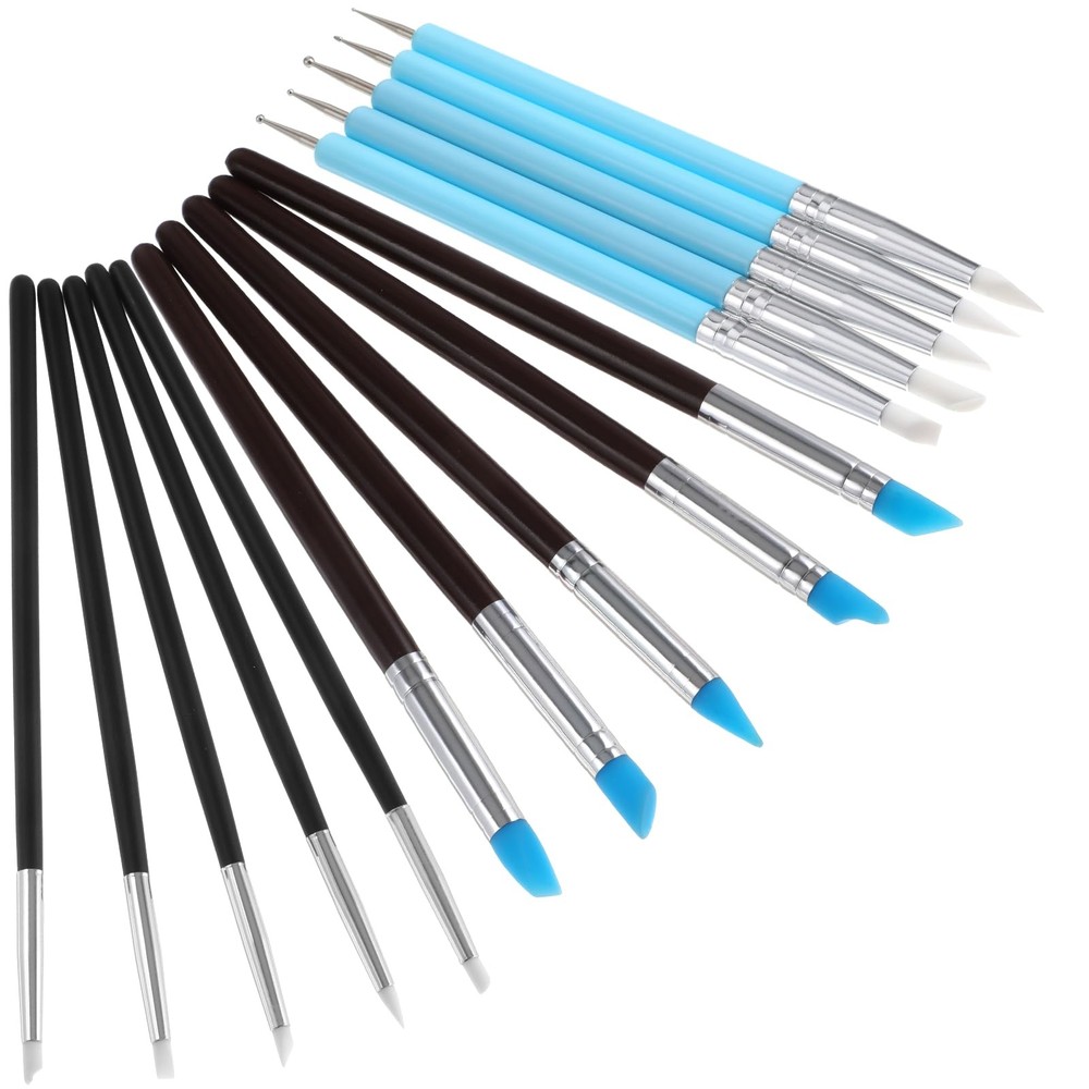 15 Pcs Silicone Sculpting Tools, Silicone Clay Sculpting Tools, Pottery Tools