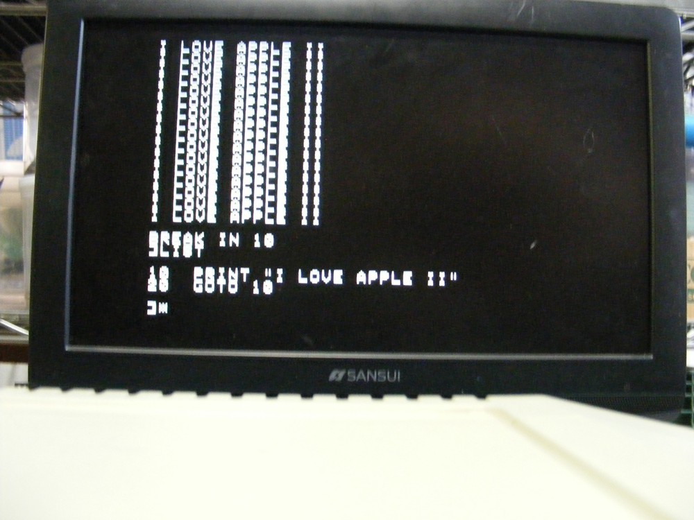Apple IIe computer