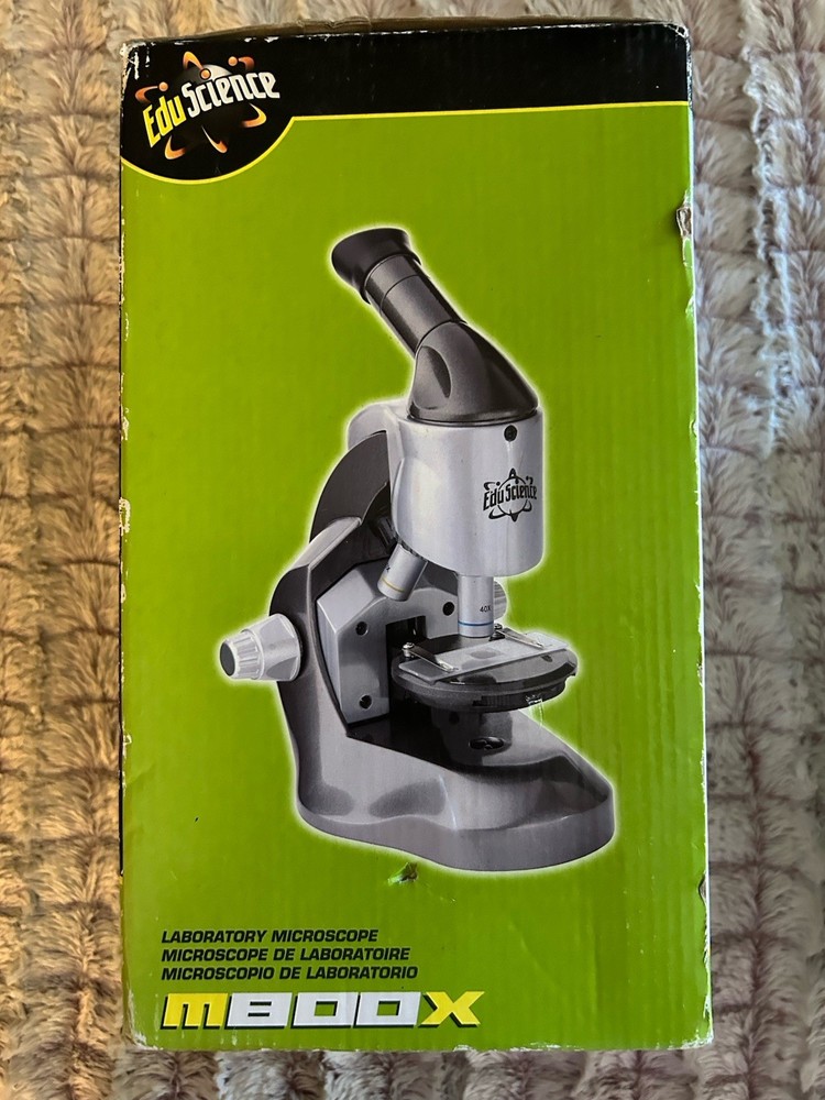 Edu Science Microscope 40x-800x New