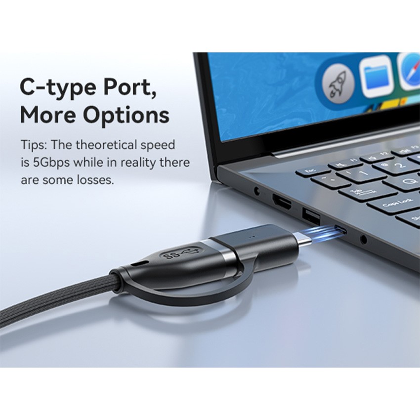 For Pico 4/Quest 3/3S/Pro Link Cable USB to Type-C VR Game Cable Cord Data Line
