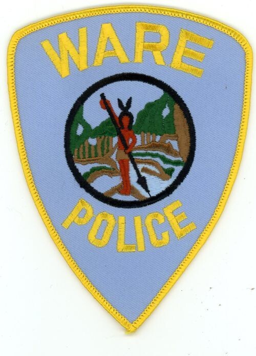 MASSACHUSETTS MA WARE POLICE NICE SHOULDER PATCH SHERIFF