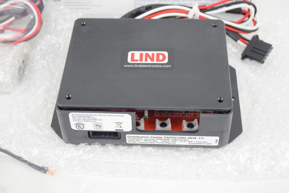 LIND Panasonic Arbitrator Police Camera System Power Distribution System
