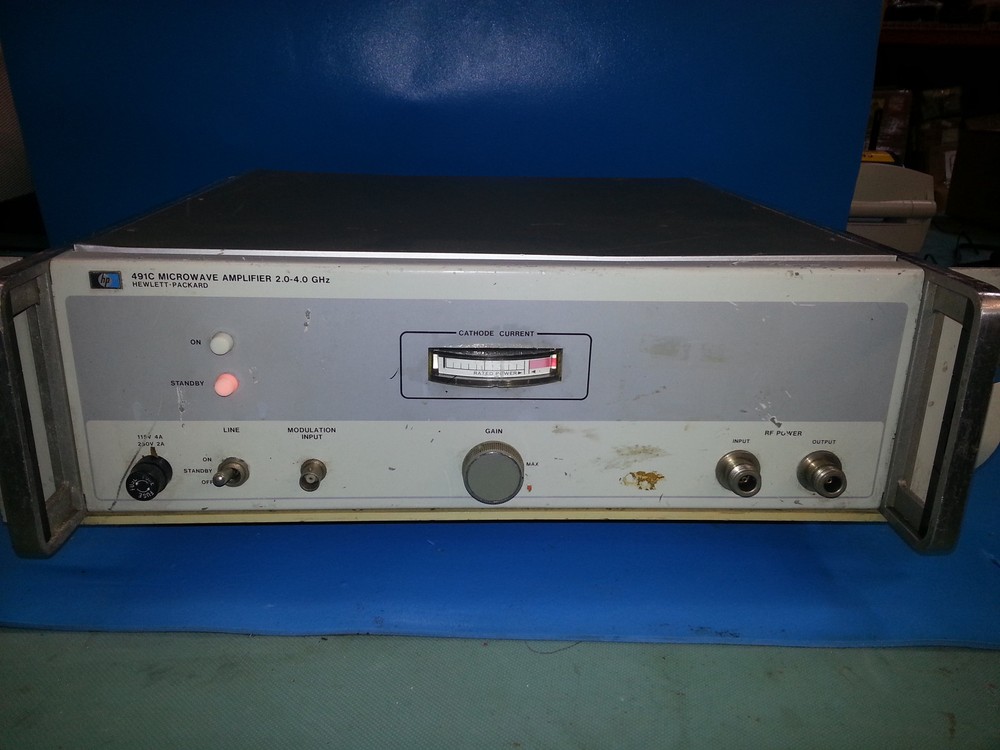HP 491C Microwave Amplifier
