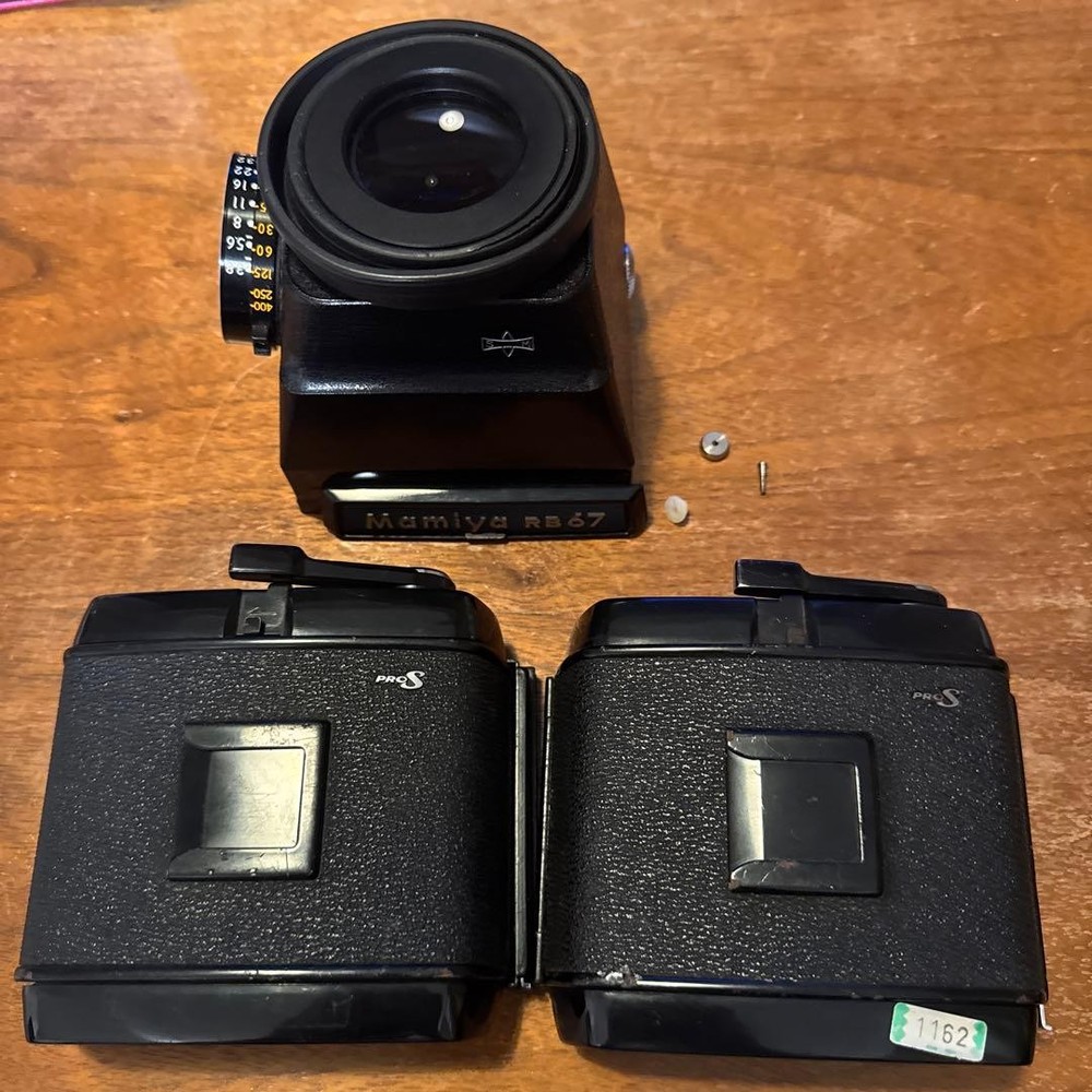 Mamiya RB67 Film Back & Viewfinder