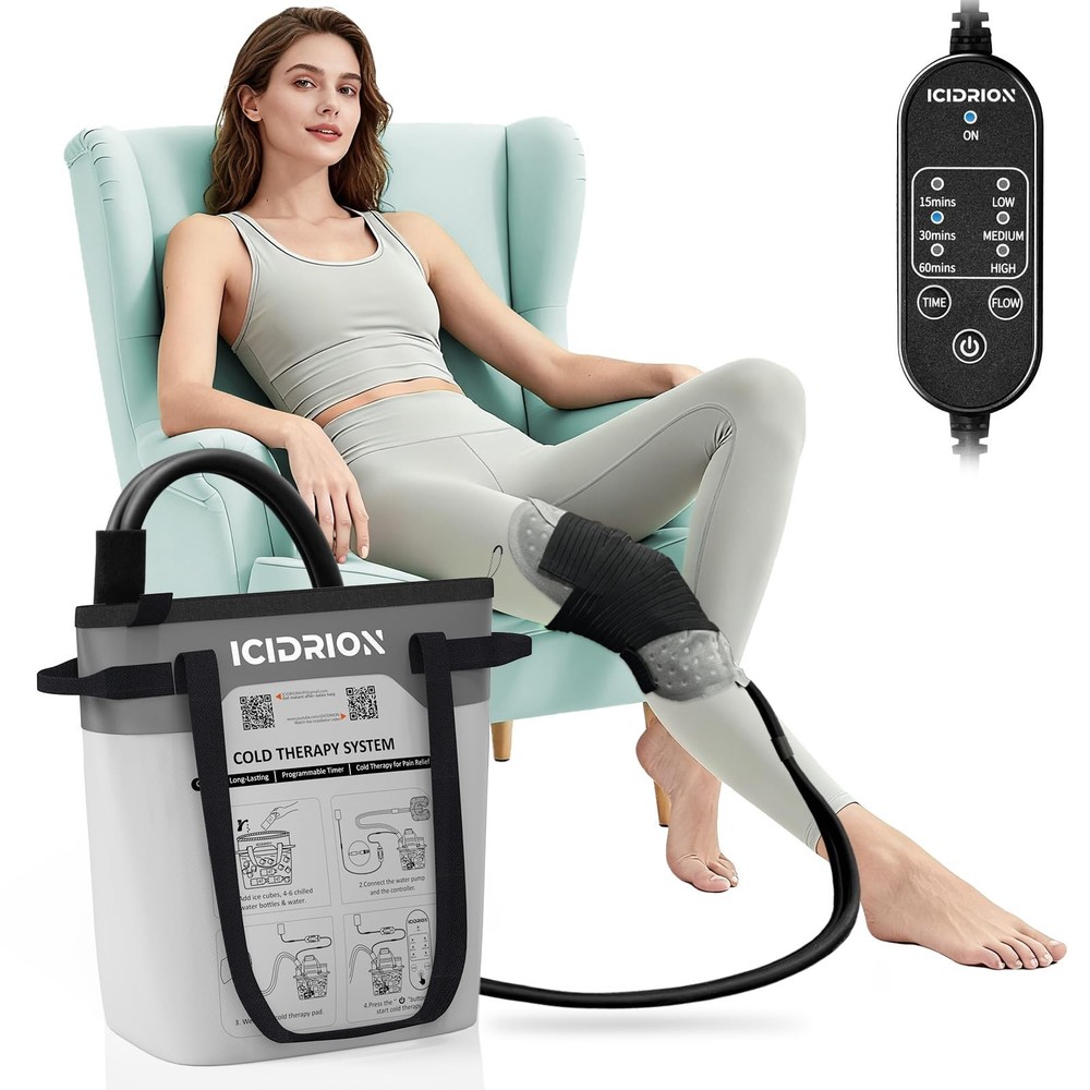 Cold Therapy Machine, Programmable Ice Machine for Hip After Surgery, Portabl...