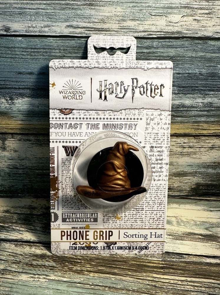 NEW Harry Potter ⚯ ͛ Sorting Hat Phone Grip Stand •Brown • Adjustable
