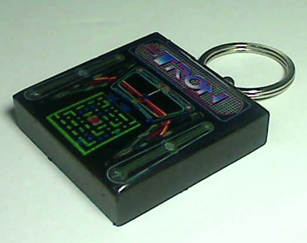 TRON Arcade Coin Door accessory Keychain