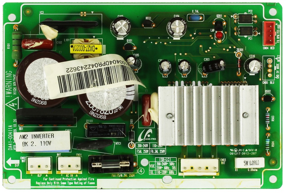 Samsung Refrigerator DA41-00404D Pcb Assembly Inverter