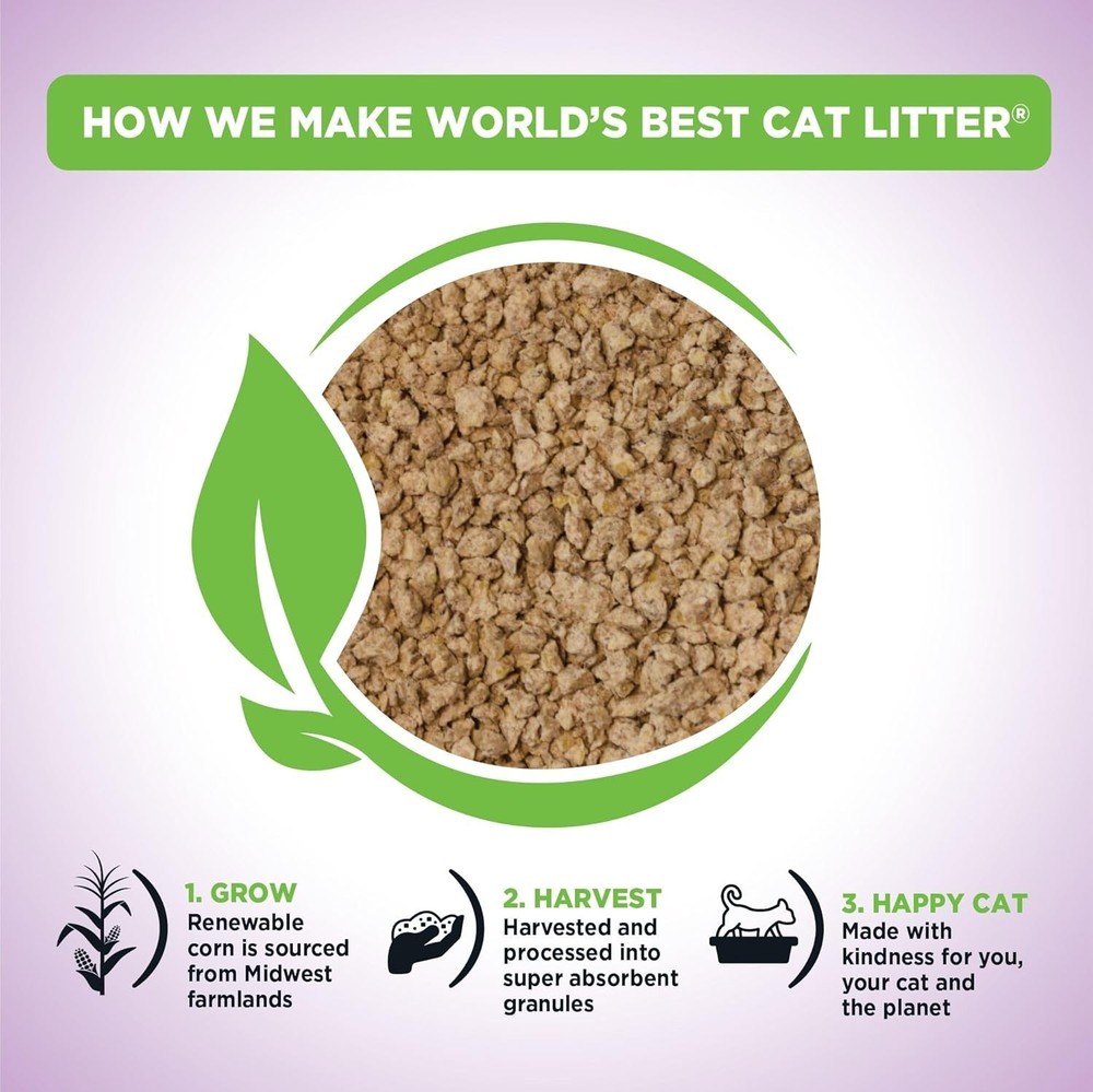 Multiple Cat Lavender Scented 32-Pounds - Natural Ingredients, Quick Clumping...
