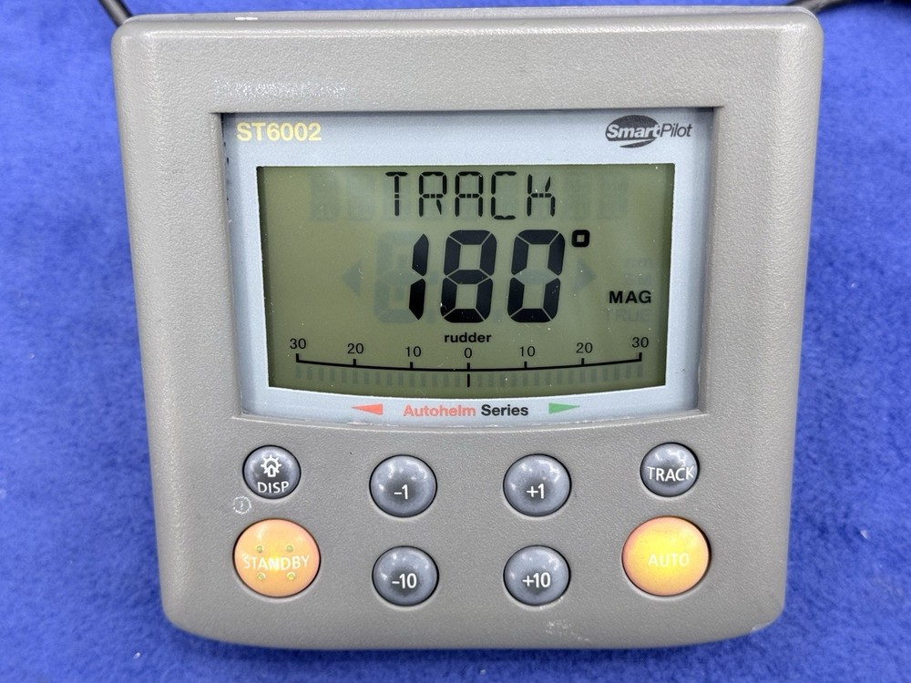 Raymarine ST6002 FLUSH MOUNT Auto Pilot Control Head Display - NEW LCD SCREEN!