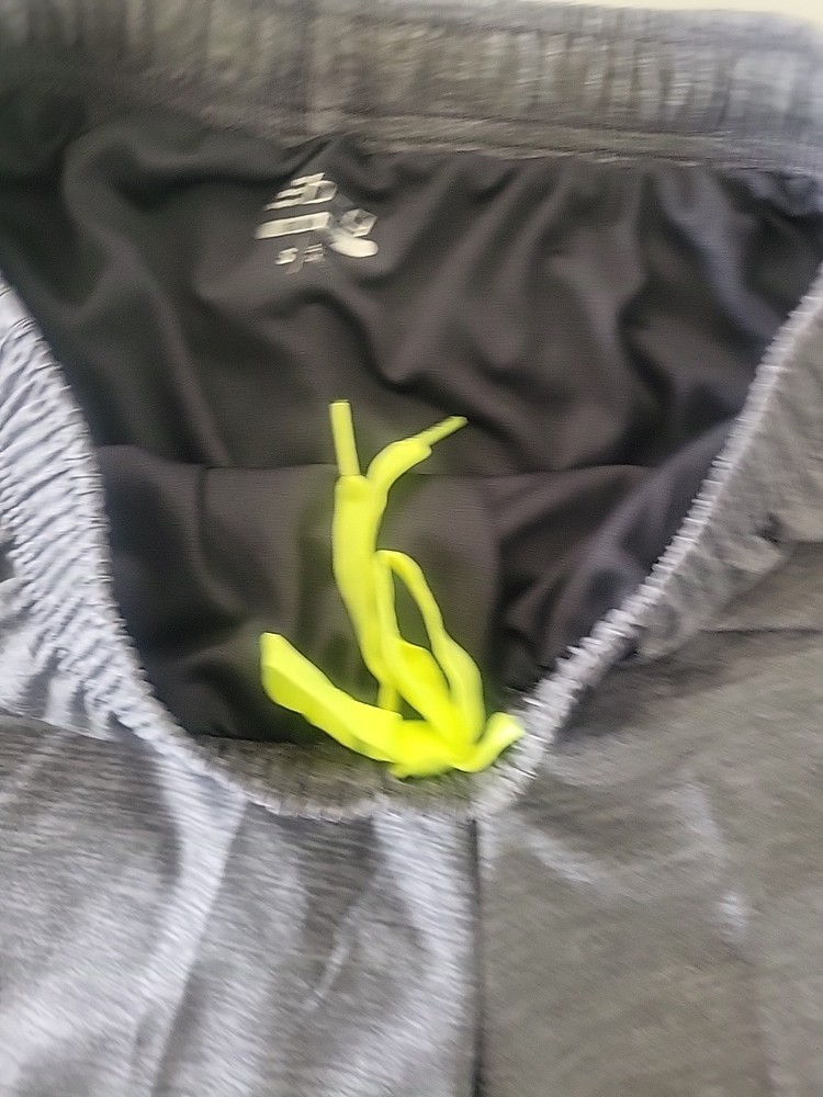 BCG Running Shorts Mens Small Grey Lined Athletic Draw String Elastic Waist