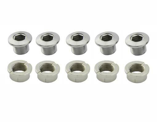 bike Chainwheel Bolt Single Chrome.