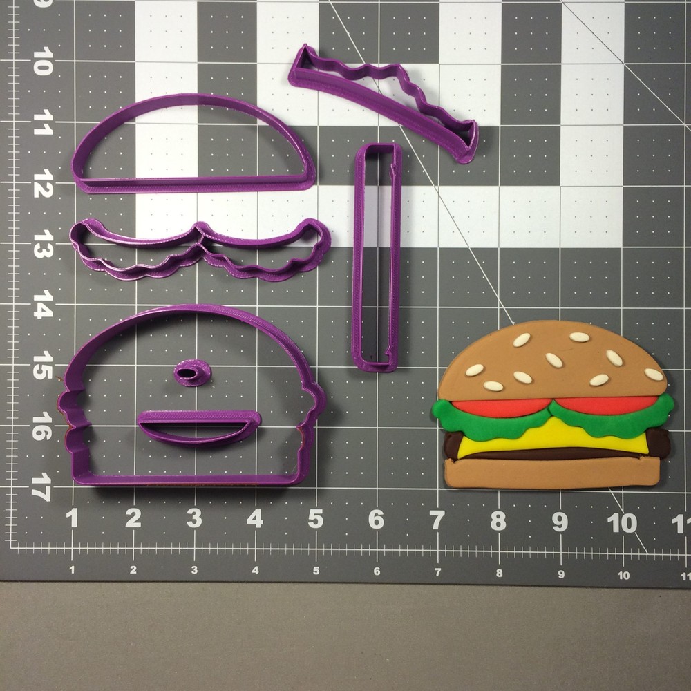Hamburger 100 Cookie Cutter Set