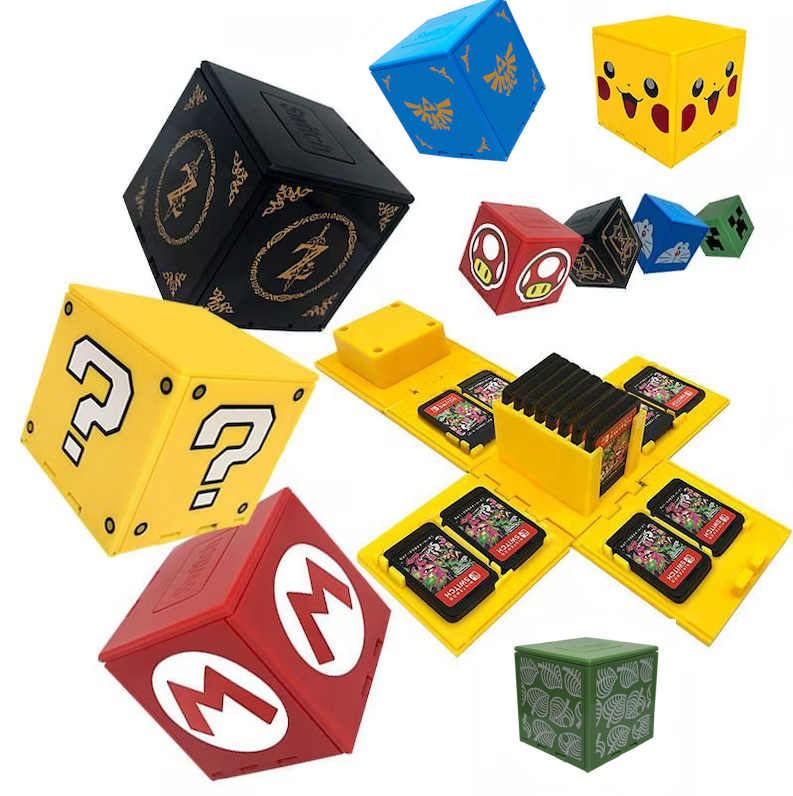 Nintendo Switch Game Card Cube 16-in-1 Foldable Storage Case