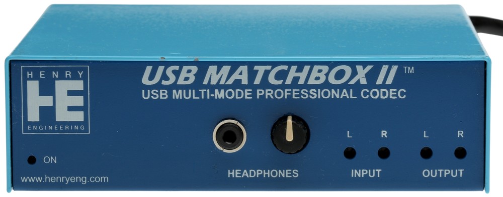 Henry Engineering USB Matchbox II Broadcast AES Digital & Balanced Analog Audio
