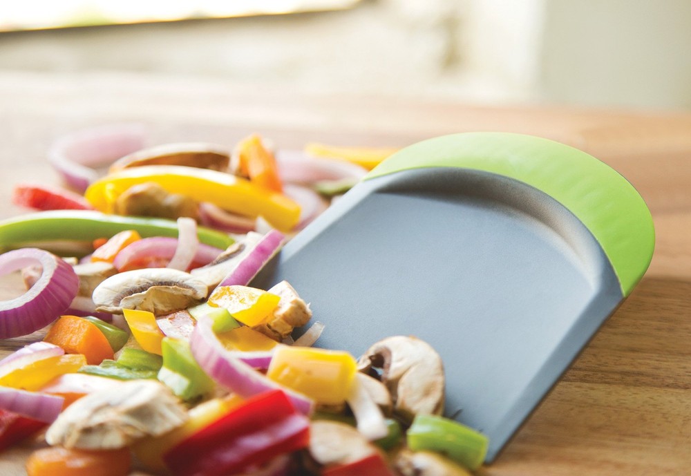 Dough and Bowl Scraper, 4.75" Flat Edge Bench Scraper, Green