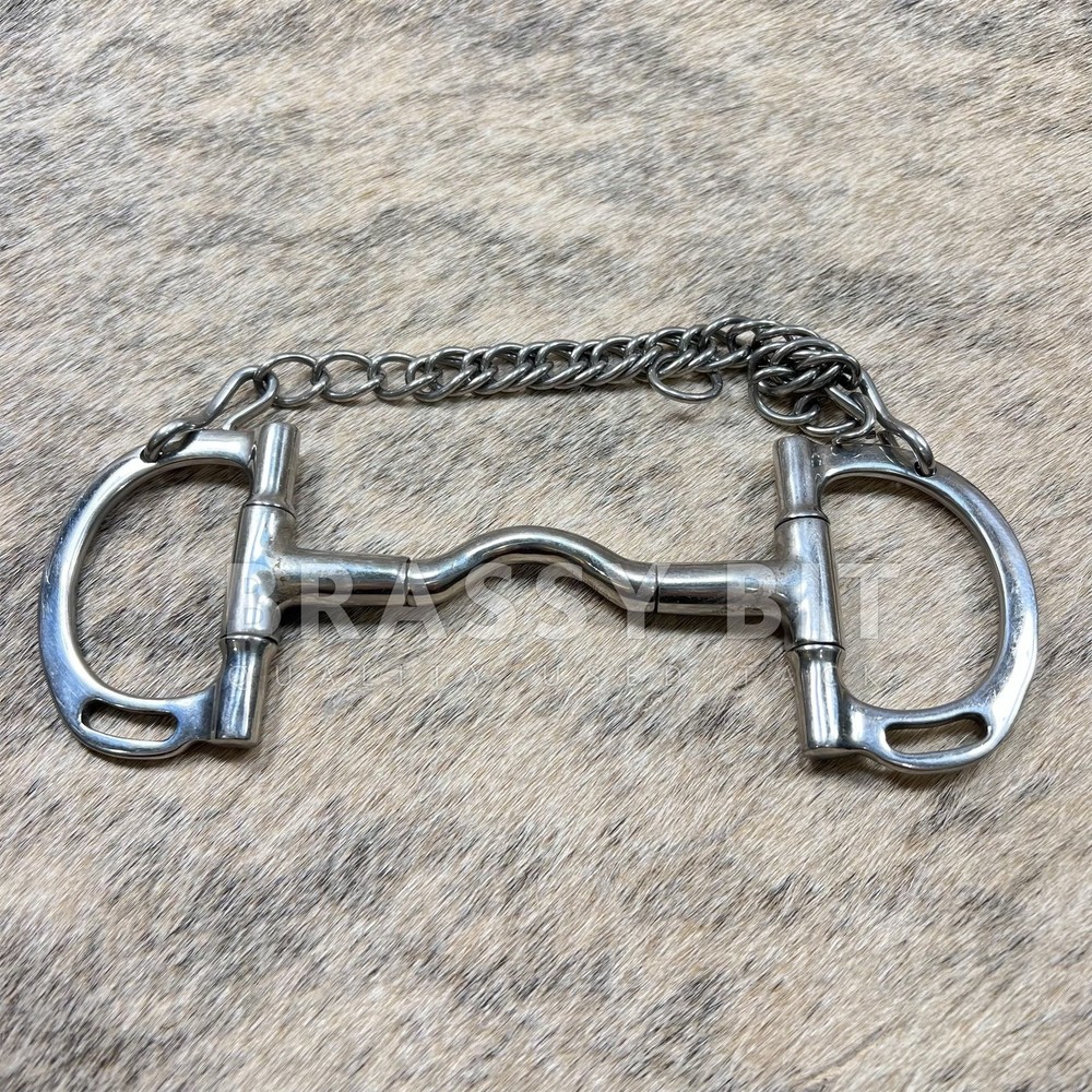 5" Robart Spring Loaded Low Port Correction English Bit