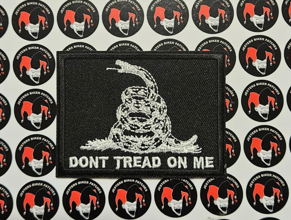Don't Tread On Me Second Amendment Embroidered Patch FL026