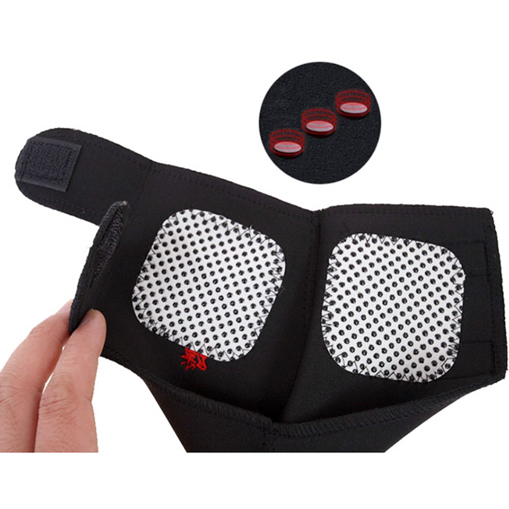 2Pcs Magnetic Thermal Self-Heating Ankle Pad Belt Ankle Support Brace Protector