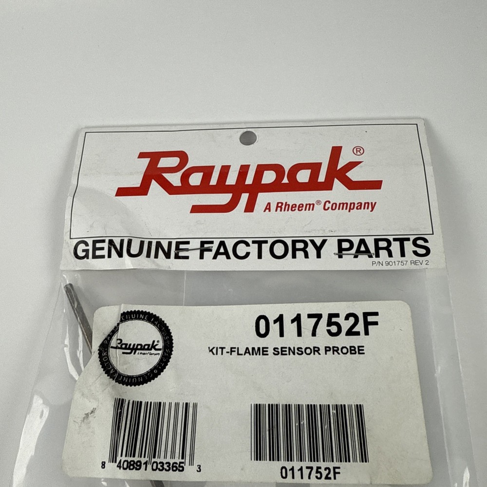 Raypak 011752F Flame Sensor Probe Kit Universal NIB