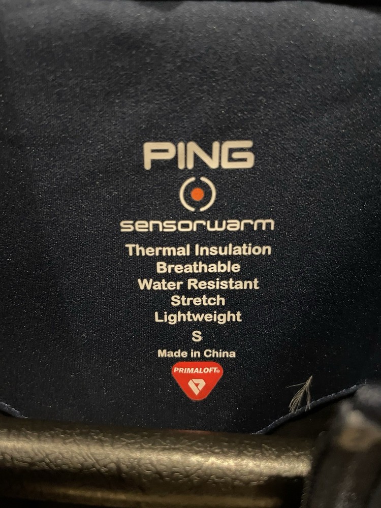 Ping Norse Primaloft II Jacket Thermal Golf Wind Jacket Small