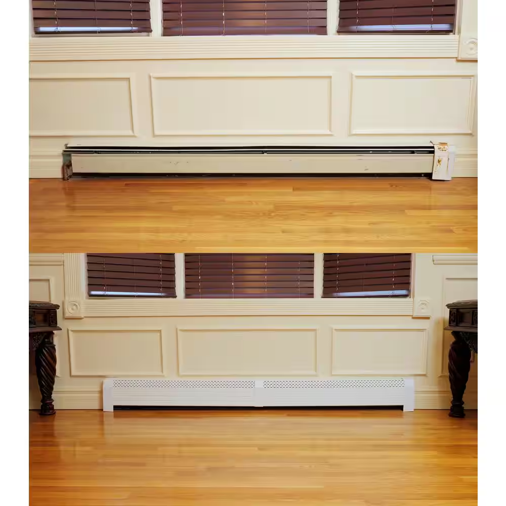 Tall Splice Plate Hot Water Hydronic Baseboard Covers