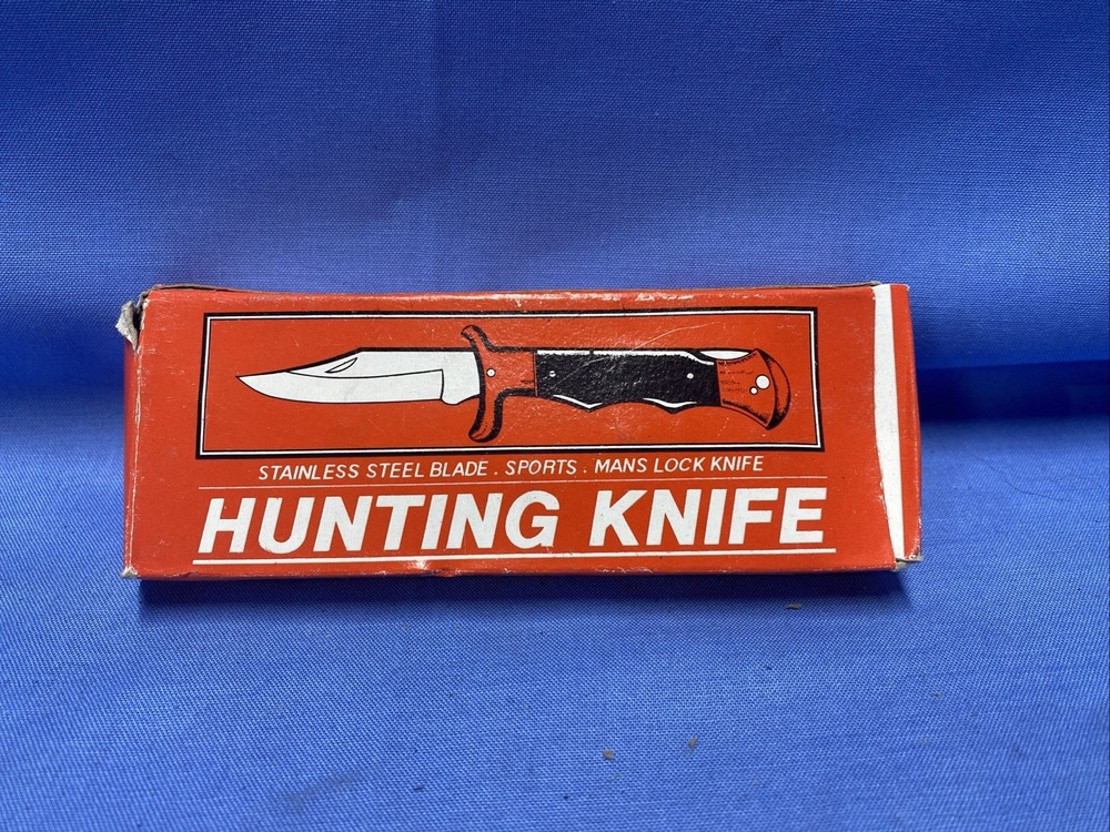 vintage folding hunting knife
