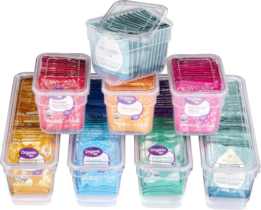 ArtBin 6971ABD, Mixed Bin Pack, Long & Small Home Organizer Storage Boxes