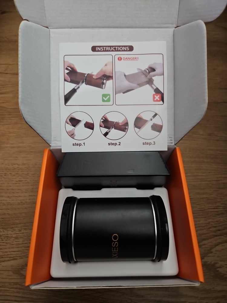 Rolling Knife Sharpener Kit - All Knife Sharpening Tool w/ Diamond & Ceramic