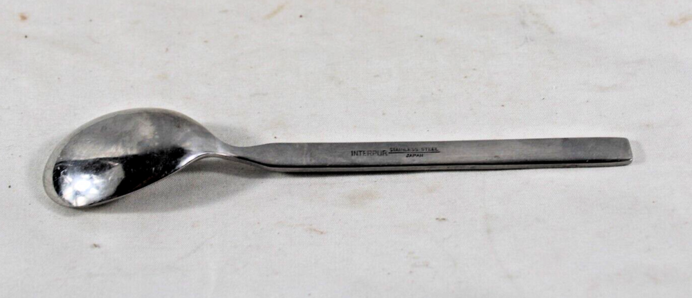 Interpur Stainless Steel Japan Flatware MCM Sugar Spoon