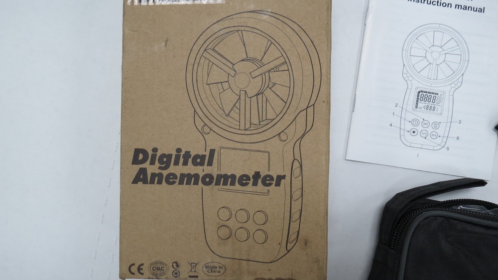 HOLDPEAK HP-866B DIGITAL ANEMOMETER NEW