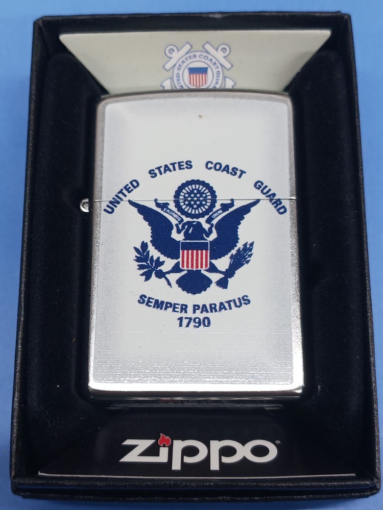Zippo Coast Guard Street Chrome 28517