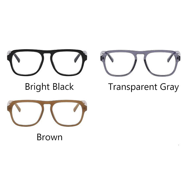 Blue Light Blocking Square Reading Glasses Men Women Full Frame Classic Glasses